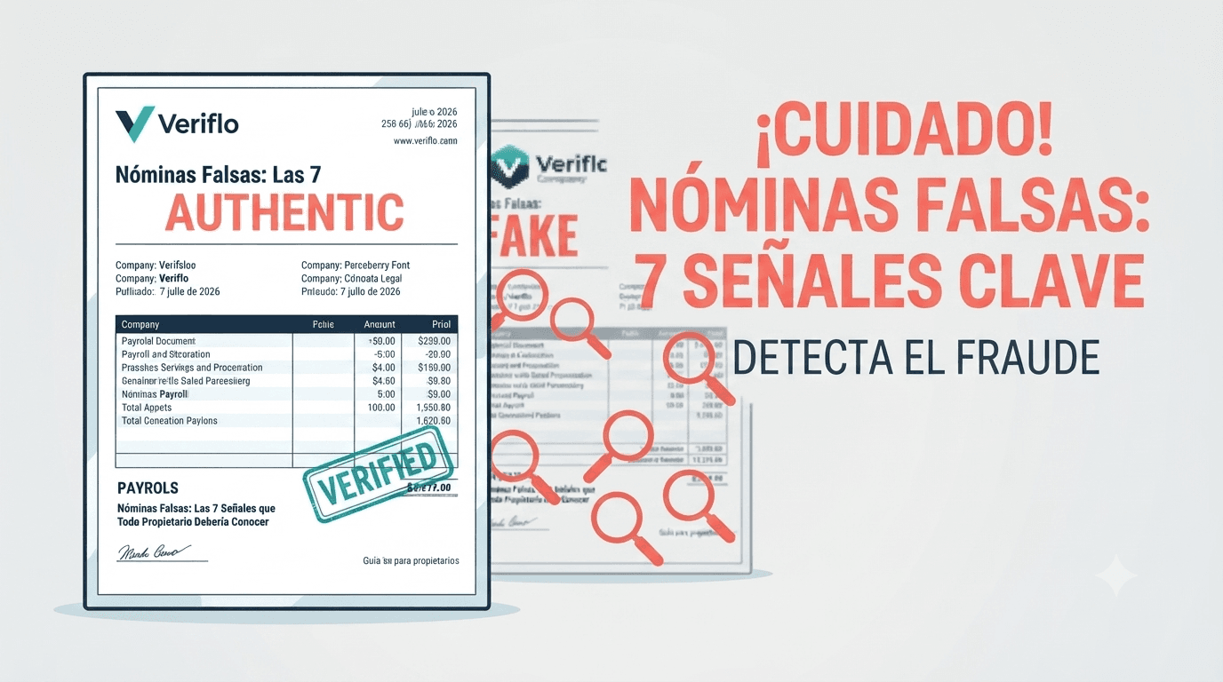 Nóminas Falsas: Las 7 Señales que Todo Propietario Debería Conocer